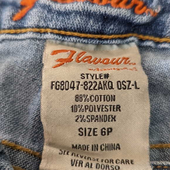Flavour size 6 petite retro jeans - Picture 2 of 9